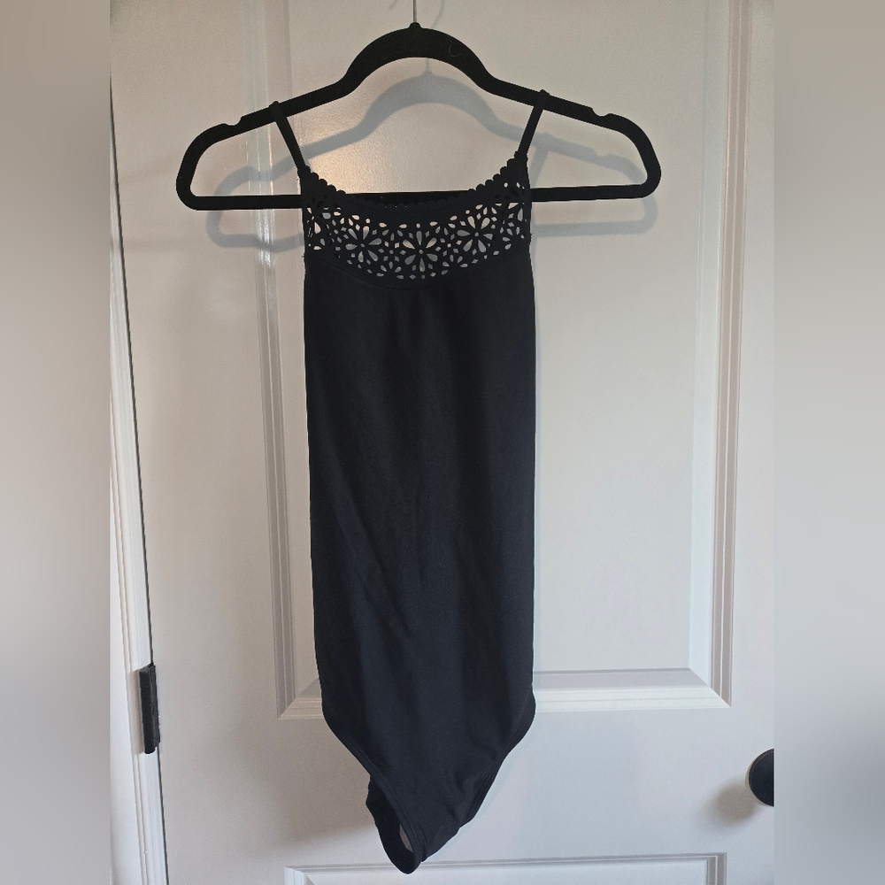 Justice Black Bathing Suit Juniors Size 18